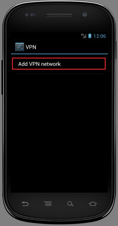 Configure VPN PPTP in Android. Step 5.