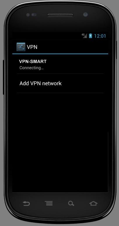Configure VPN PPTP in Android. Step 8-2.
