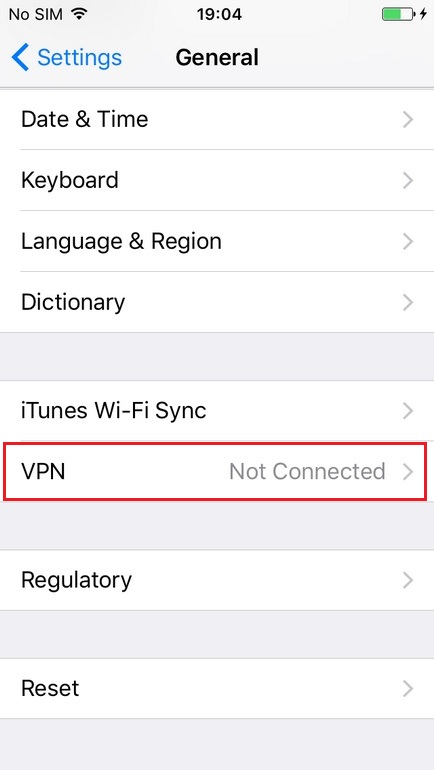 Configure VPN L2TP in iPhone. Step 3.