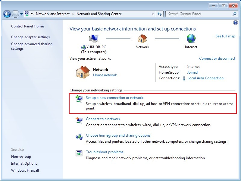 Configure VPN L2TP/IPSec in Windows 7. Step 5.