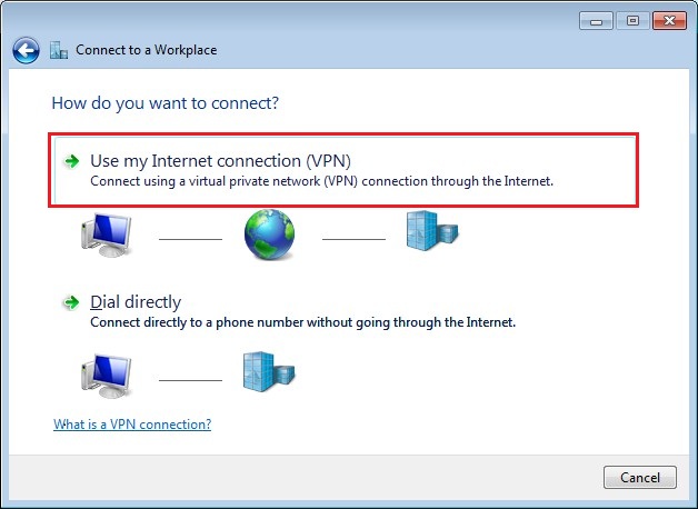 Configure VPN PPTP in Windows 7. Step 6.