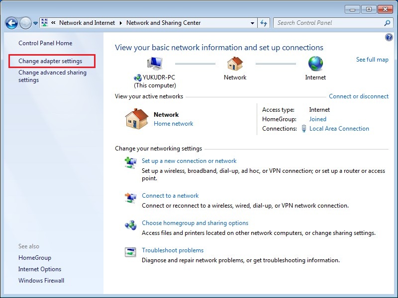Configure VPN PPTP in Windows 7. Step 10.