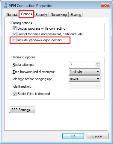 Configure VPN PPTP in Windows 7. Step 13.