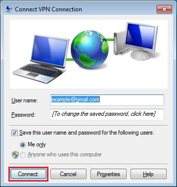 Configure VPN L2TP/IPSec in Windows 7. Step 19.